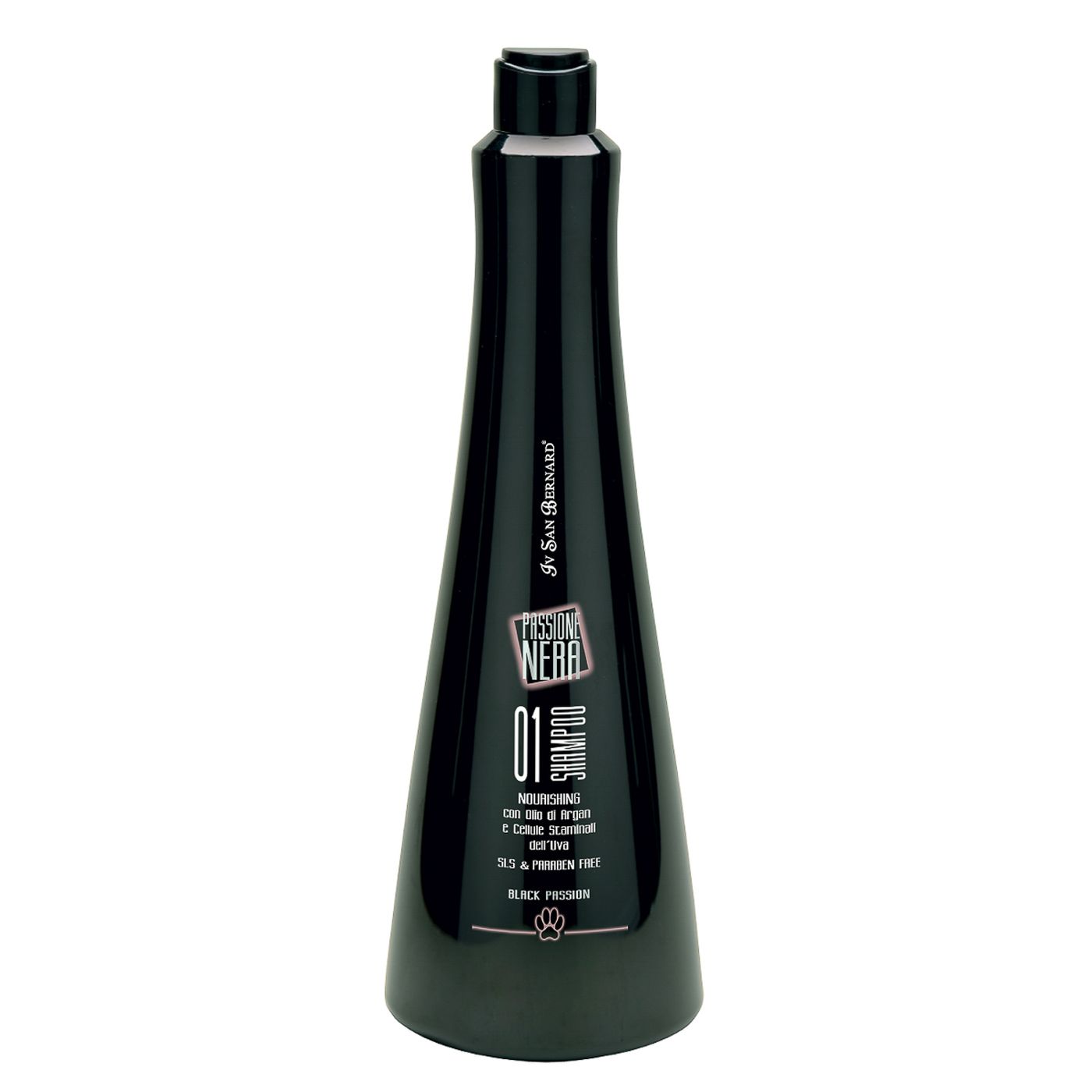 ISB Black Passion 01 Шампунь питательный с аргановым маслом 1 л — фото 2