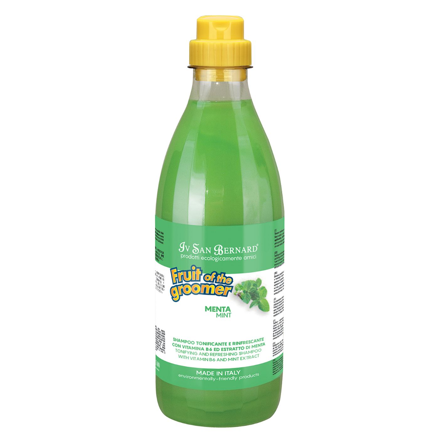 ISB Fruit of the Groomer Mint Шампунь для любого типа шерсти с витамином В6 1 л — фото 2
