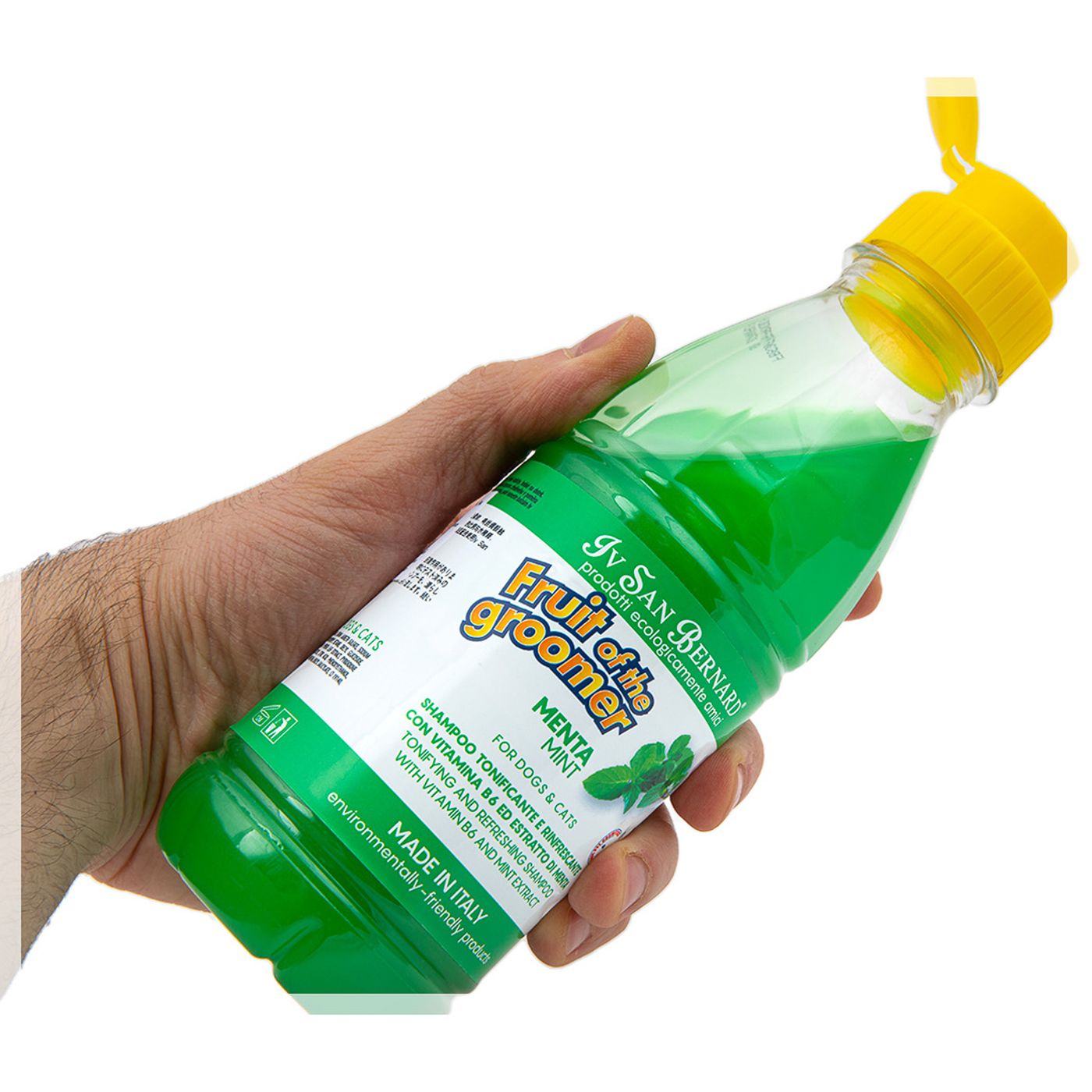 ISB Fruit of the Groomer Mint Шампунь для любого типа шерсти с витамином В6 1 л — фото 6