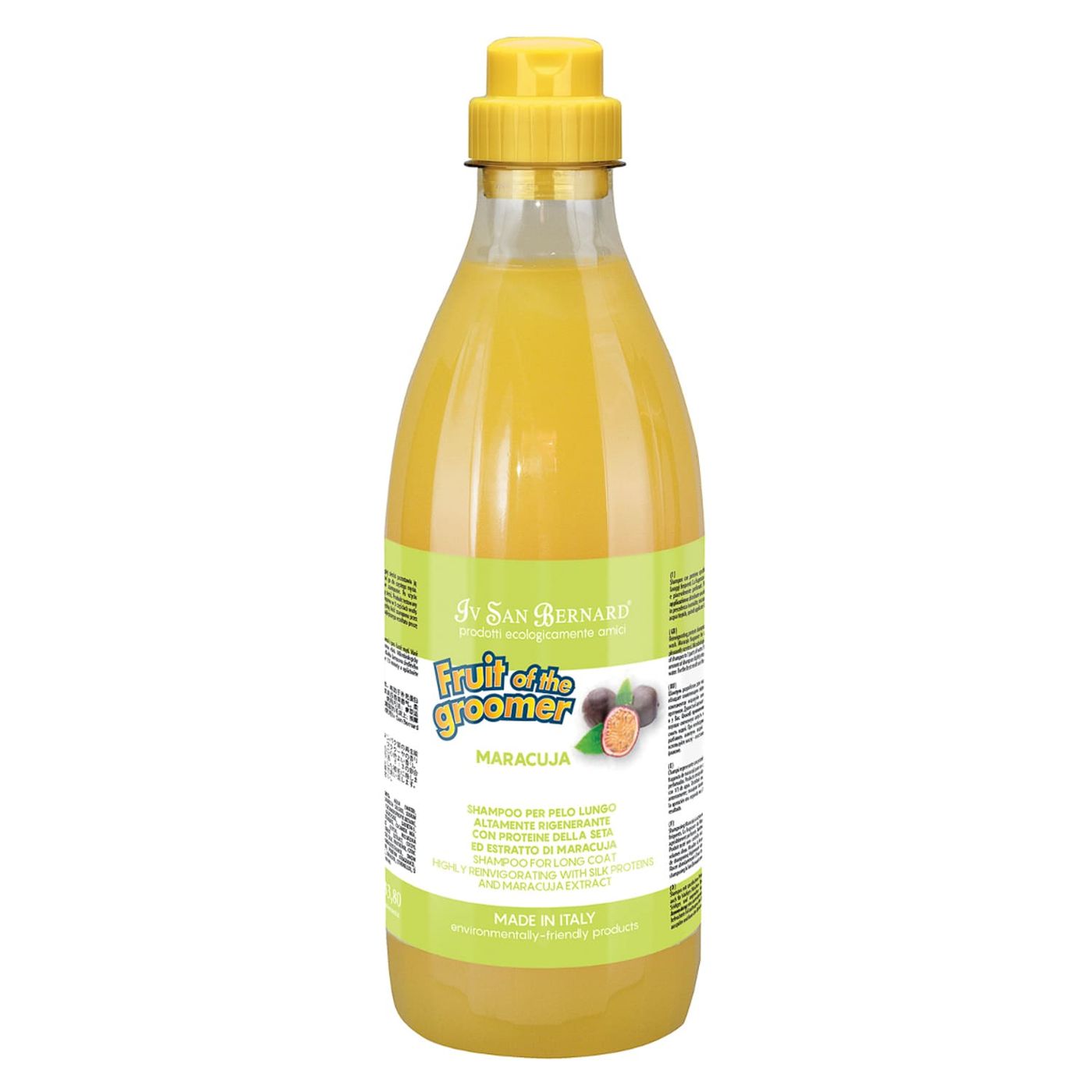 ISB Fruit of the Groomer Maracuja Шампунь для длинной шерсти с протеинами 1 л — фото 2