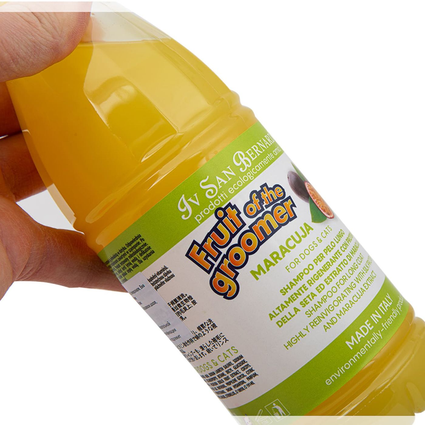 ISB Fruit of the Groomer Maracuja Шампунь для длинной шерсти с протеинами 1 л — фото 6