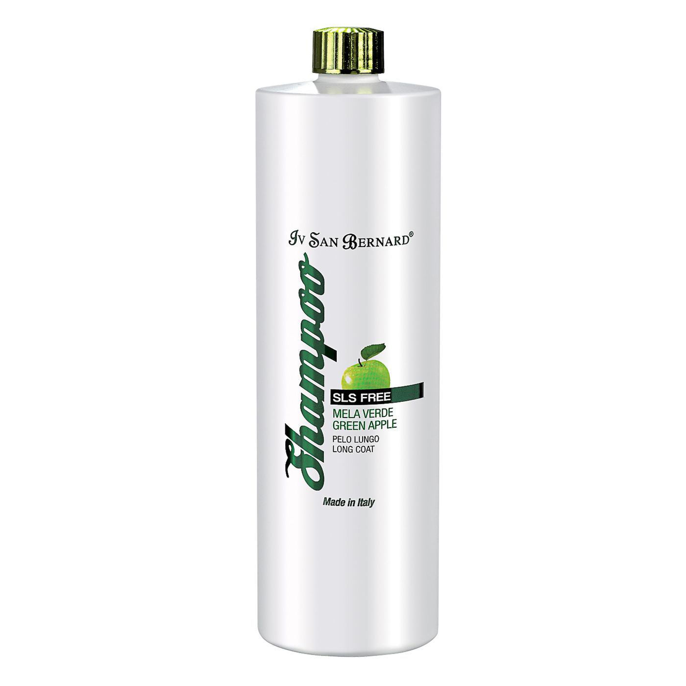 ISB Traditional Line PLUS Green Apple Шампунь для длинной шерсти без лаурилсульфата натрия 1 л