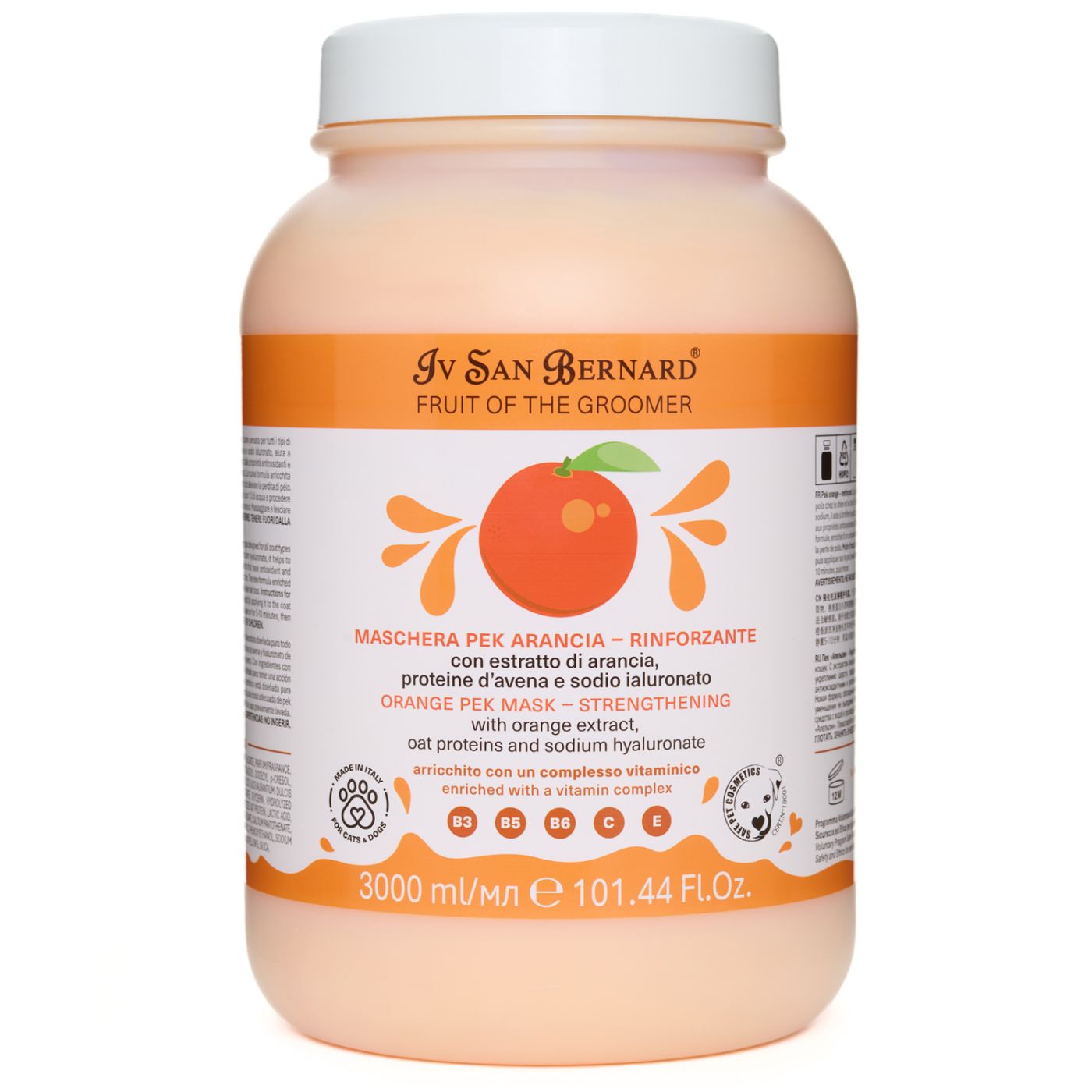 ISB Fruit of the Groomer Orange маска восстанавливающая для слабой выпадающей шерсти с протеинами овса 3000 мл