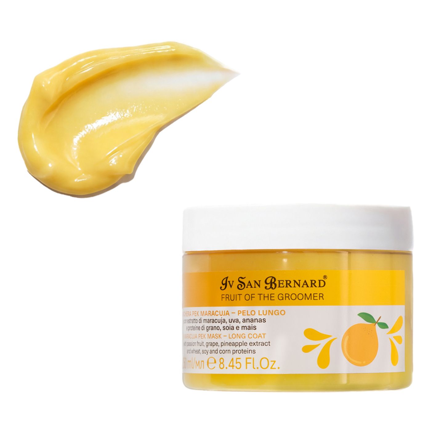 ISB Fruit of the Groomer Maracuja маска восстанавливающая для длинной шерсти с протеинами 250 мл — фото 2