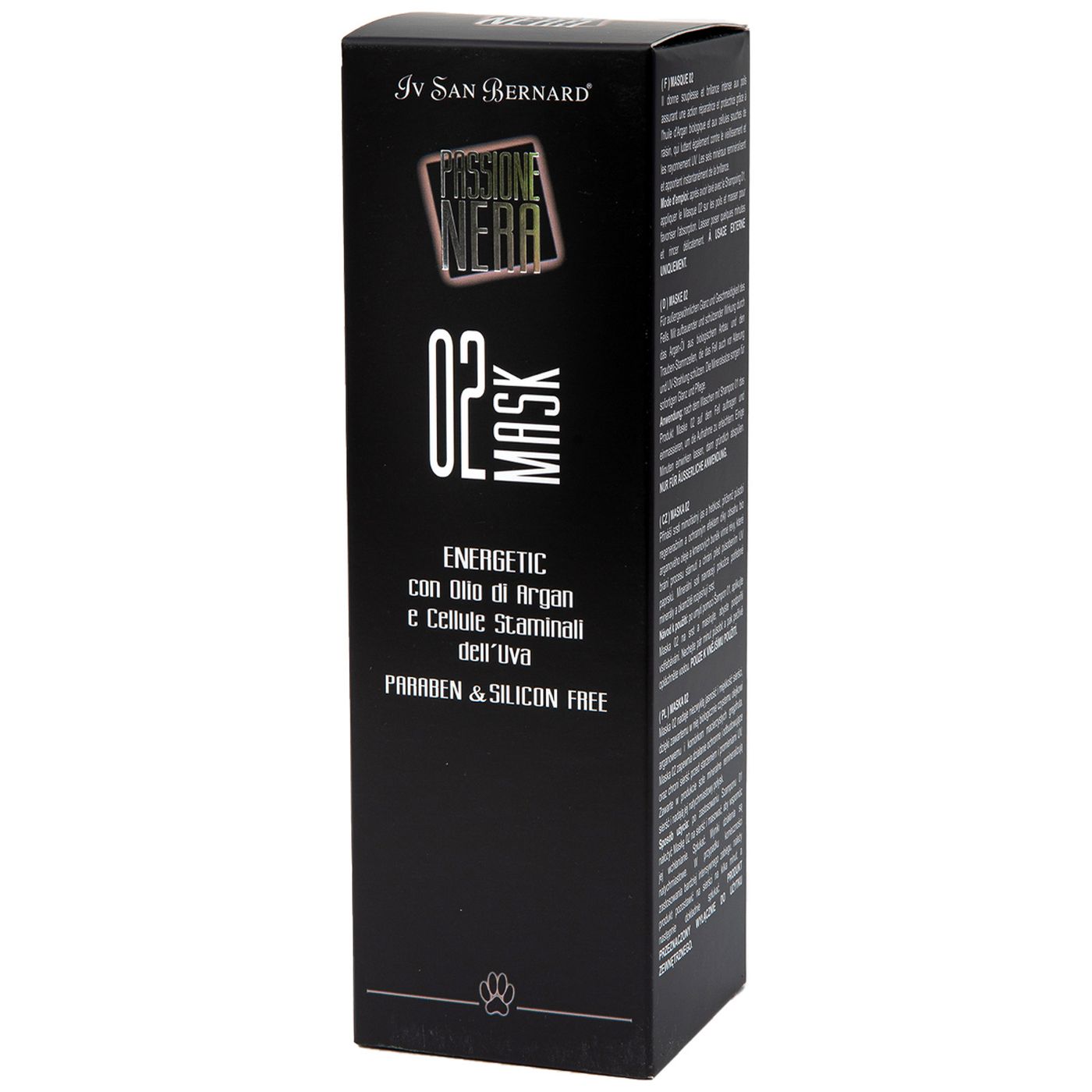 ISB Black Passion 02 Маска энергетическая и восстанавливающая с аргановым маслом 250 мл — фото 8