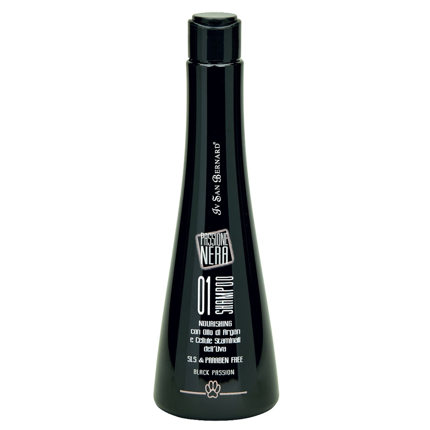 ISB Black Passion 01 Шампунь питательный с аргановым маслом 250 мл — фото 2