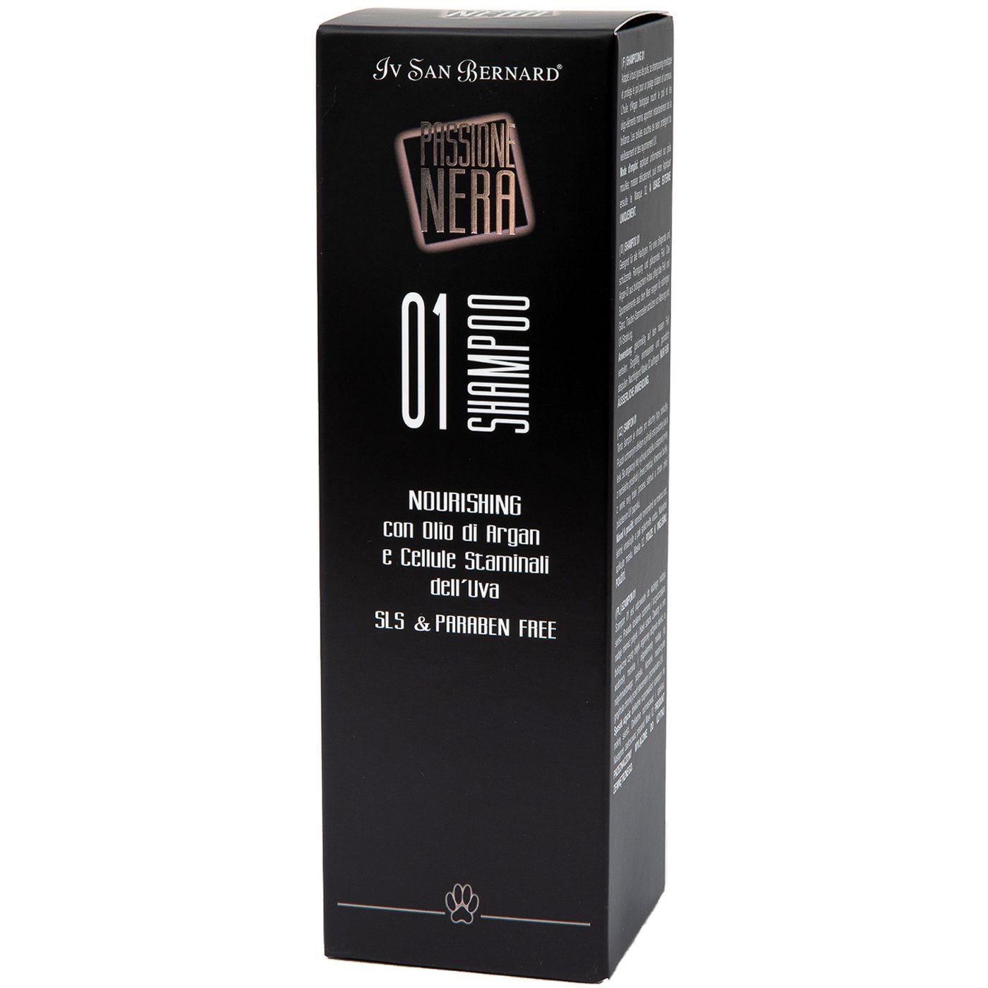 ISB Black Passion 01 Шампунь питательный с аргановым маслом 250 мл — фото 7