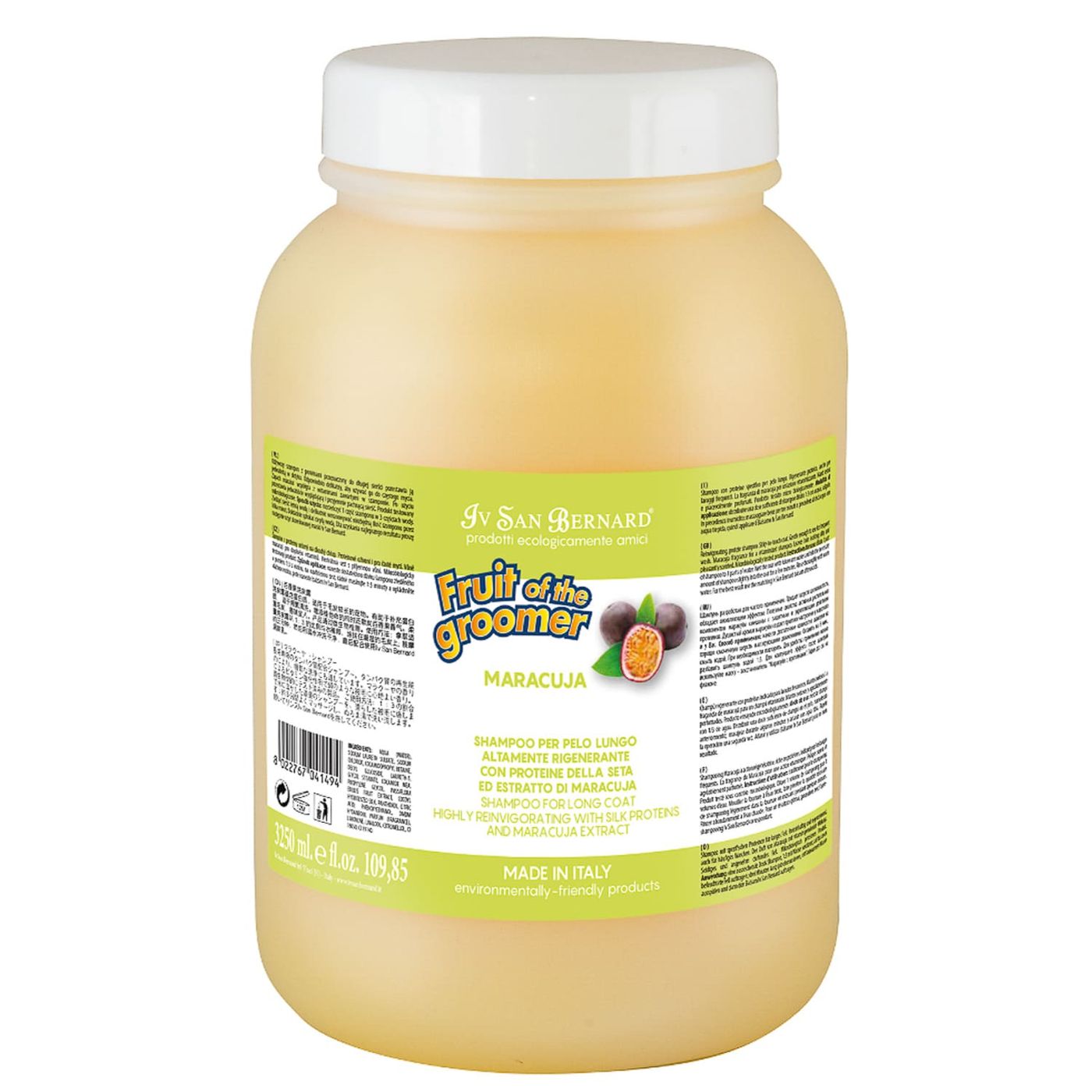 ISB Fruit of the Groomer Maracuja Шампунь для длинной шерсти с протеинами 3,25 л СКИДКА 40% — фото 2