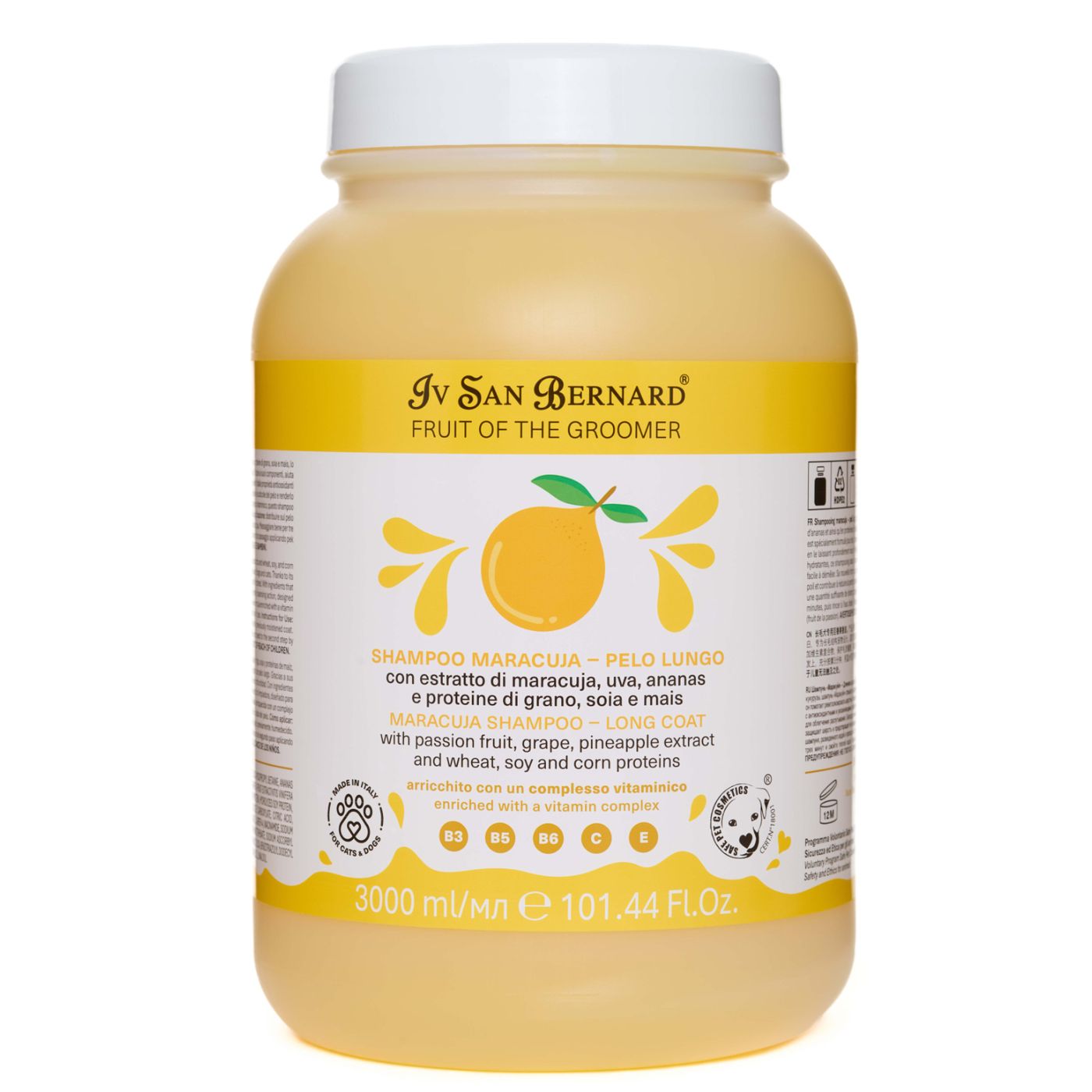 ISB Fruit of the Groomer Maracuja шампунь для длинной шерсти с протеинами 3000 мл