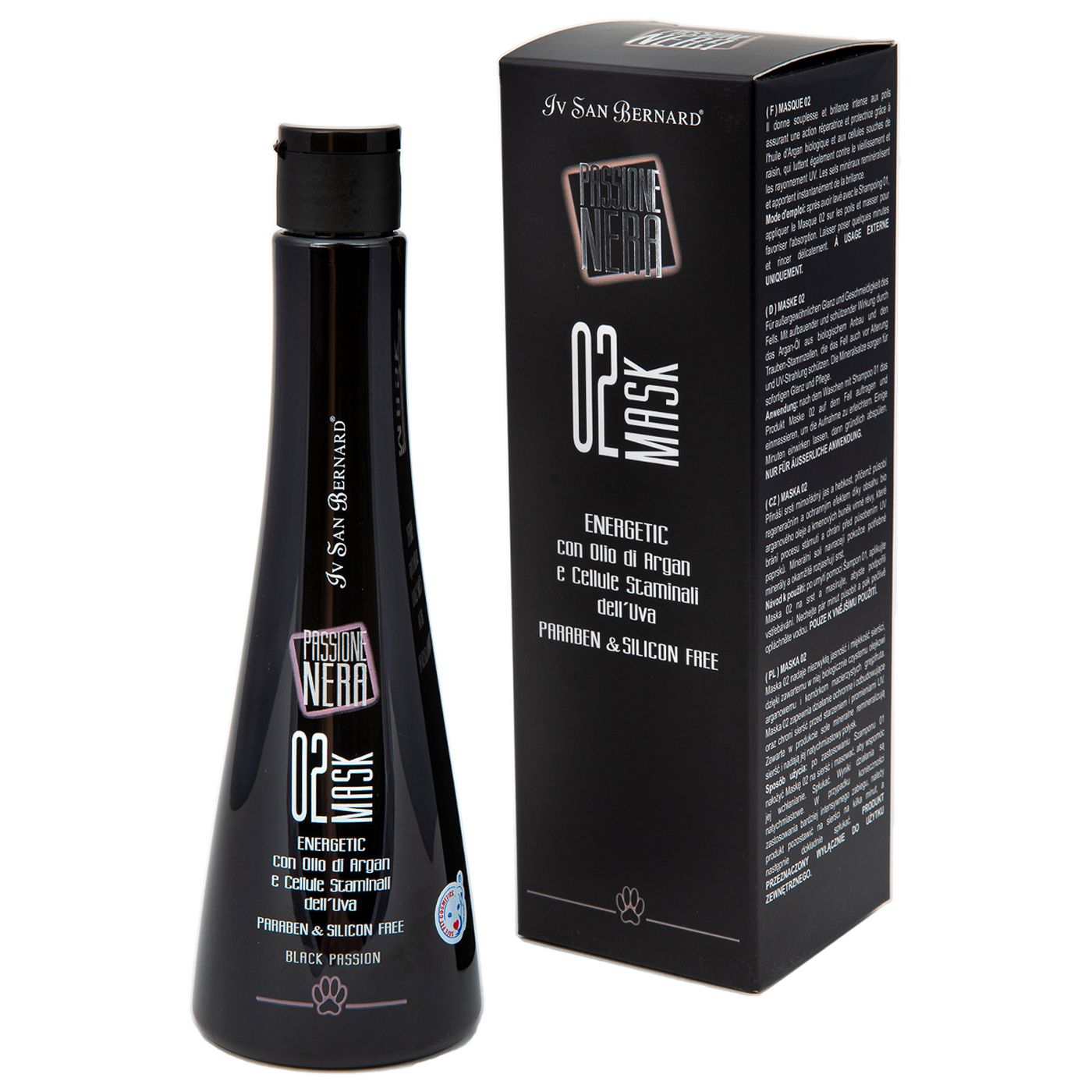 ISB Black Passion 03 Аргановое масло для интенсивного восстановления и лечение для всех типов шерсти 100 мл — фото 4