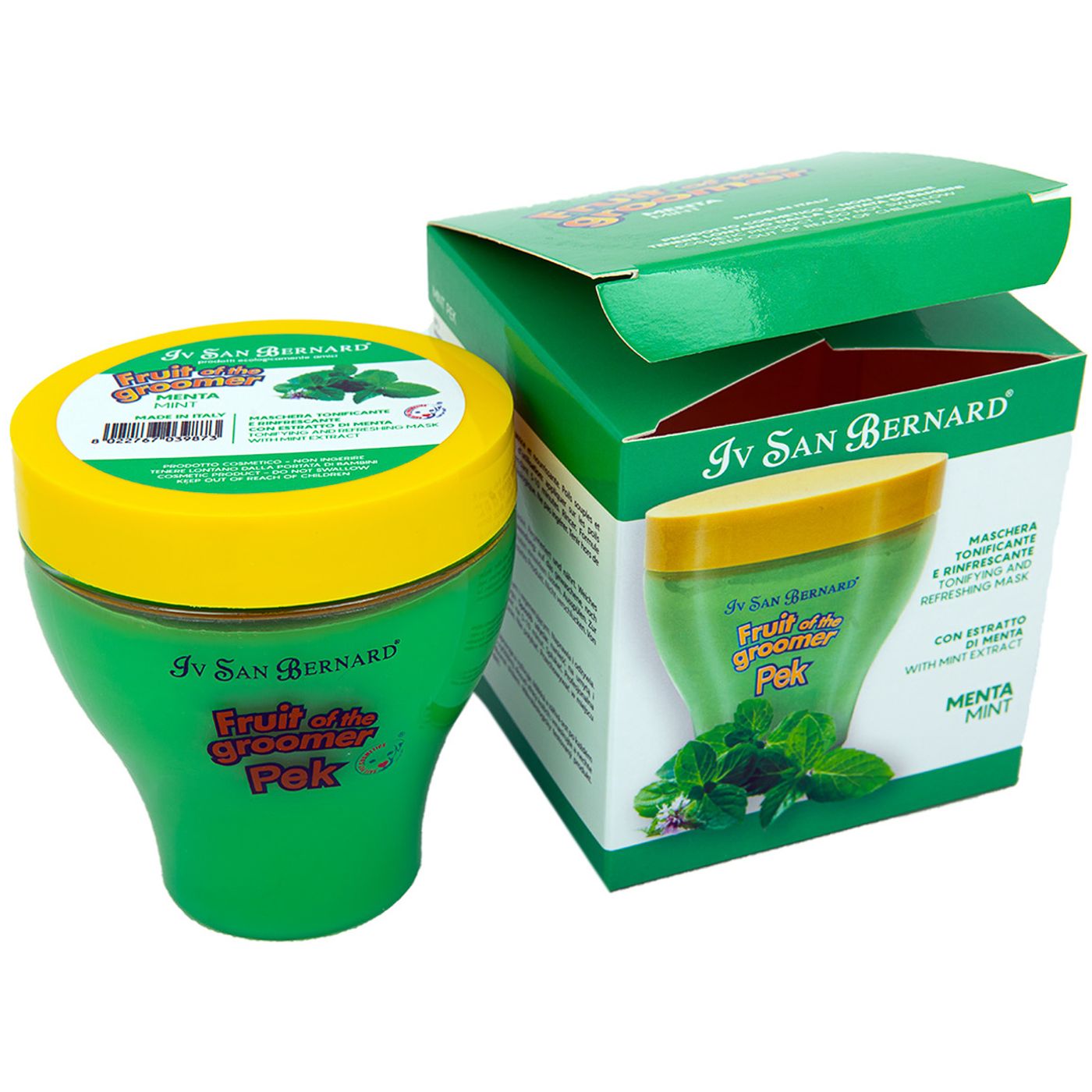 ISB Fruit of the Groomer Mint Восстанавливающая маска для любого типа шерсти с витамином В6 250 мл — фото 9