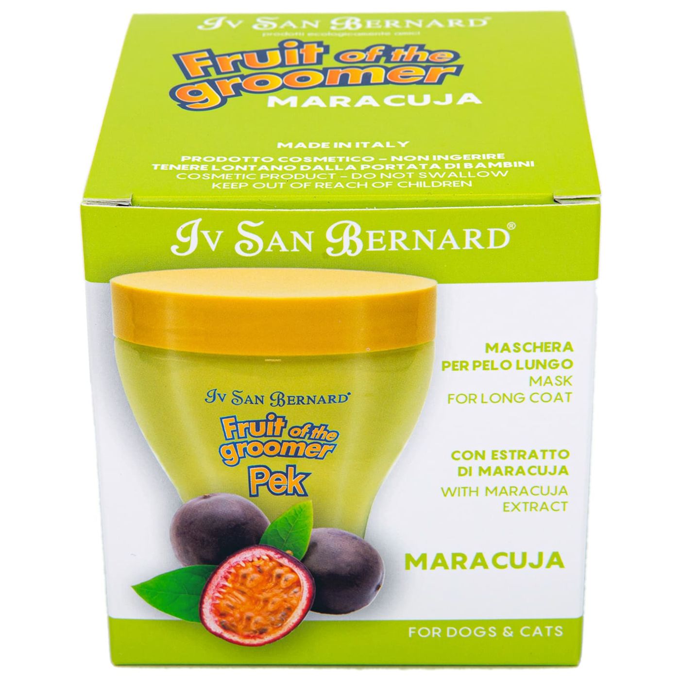 ISB Fruit of the Groomer Maracuja Восстанавливающая маска для длинной шерсти с протеинами 250 мл СКИДКА 40% — фото 6