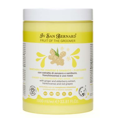 ISB Fruit of the Groomer Ginger&Elderbery маска восстанавливающая с противовоспалительным эффектом 1000 мл