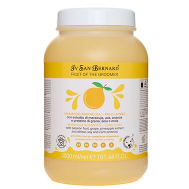 ISB Fruit of the Groomer Maracuja шампунь для длинной шерсти с протеинами 3000 мл