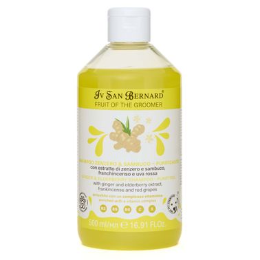 ISB Fruit of the Groomer Ginger&Elderbery шампунь с противовоспалительным эффектом 500 мл