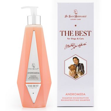 ISB The Best line Andromeda Шампунь для выпадающей шерсти и чувствительной кожи с экстрактом шиповника 550 мл СКИДКА 50%