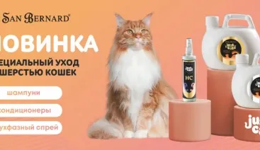 Новинки Iv&nbsp;San Bernard: шампуни, кондиционеры и&nbsp;спрей для&nbsp;кошек